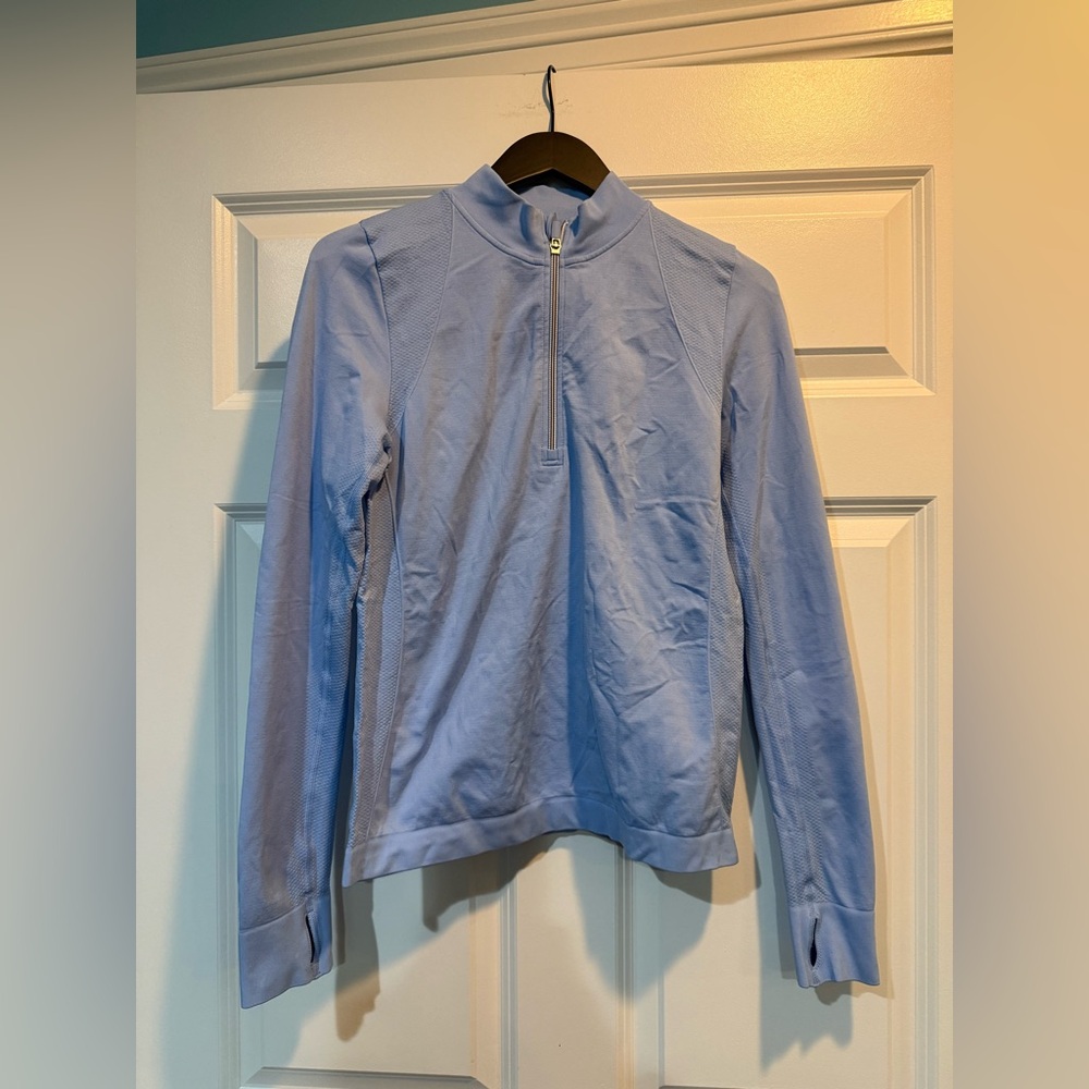 Tory Sport Light Blue Long Sleeve Top Size Large